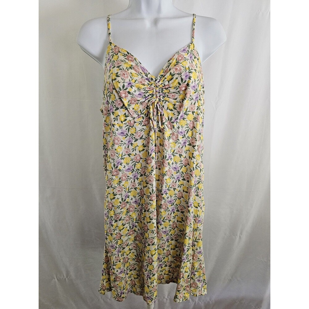 Liv & Lottie Dress Womens Floral Adjustable Strap Summer Dress Size Large